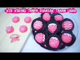 Kue Kering Terbaru Paling Simple 3 Bahan Tanpa Oven Youtube Kue Kering Resep Biskuit Kue Lezat