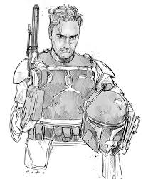 Call Me Crazy But I Think It Could Work Taikawaititi Star Wars Art Star Wars Poster Boba Fett Art