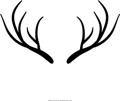 We currently have over 3,000 coloring. Deer Horns Coloring Page Clipart Full Size Clipart 3216293 Pinclipart