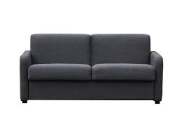 Nach einer alten weisheit ist platz bekanntlich in der kleinsten hütte, man muss lediglich den zur verfügung stehenden platz richtig. Schlafsofa Mit Matratze 3 Sitzer Tomaka Stoff Anthrazit