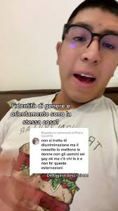 Risposta a @Pietro Cecchini io posso essere sentilmentalmente e fisicamente  attratto da una persona del s3ss0 opposto, ma posso comunque anche  identificarmi sempre nel genere opposto. Quindi posso ...