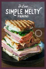Ham Turkey Panini Di Lusso Deli Recipe Turkey Panini Recipes Easy Ham