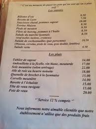 Carte Picture Of Le Garet Lyon Tripadvisor