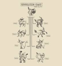 Eeveelution Chart Tshirt Pix Video Game Heaven Pokemon