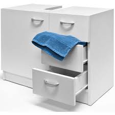 ✓qualité miliboo ✓ expédition sous 48h/72h et ✓ satisfait ou remboursé. Meuble De Rangement Sous Evier Lavabo Blanc Salle De Bain 3 Tiroirs 100493
