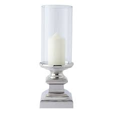 Buy Culinary Concepts Paris Hurricane Lantern John Lewis Hurricane Lanterns Silver Candle Holders Modern Lanterns