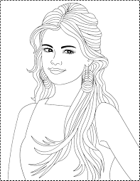 Select from 36976 printable crafts of cartoons, nature, animals, . Dibujos De Selena Gomez 123815 Persona Famosa Para Colorear Paginas Imprimibles Gratis