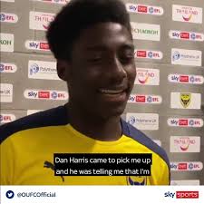 Taken out of class to go and play for Oxford United