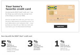 Click here to go through our array of credit cards which provide different benefits that best suit your needs. Ikea Visa Credit Card By Comenity 5 Back On Ikea 3 On Grocery Dining Utility Doctor Of Credit