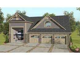 Exterior styles vary with the main each carriage house plan follows a traditional layout for architectural authenticity. Carriage House Plans Carriage House Plan With 3 Car Garage And Apartment 007g 0017 At Thehouseplanshop Com