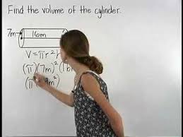 Volume Of A Cylinder Mathhelp Com Math Help Youtube Math Examples Online Math Help Math Methods