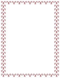 Candy Cane Border Clip Art Page Border And Vector Graphics Free Christmas Borders Christmas Letter Template Christmas Stationary