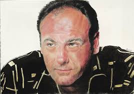 I think this is my most realistic drawing to date , Tony Soprano drawn