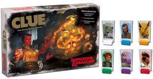 An infernal puzzle box, delivered by a hellrider of elturel, has been stolen from the party of adventurers. Clue Dungeons Dragons Board Game With Minsc And Boo Falaster Fisk Lulu The Hollyphant Sylvira Savikas D D Sage Advice