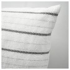 Konstanse Kissen Weiss Dunkelgrau In 2020 Kissenideen Kissen Und Ikea Kissen