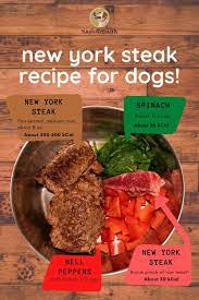 Pan Seared New York Steak For Dogs Recipe Yuna The Labrador Raw Dog Food Recipes Healthy Dog Food Homemade Dog Food Recipes
