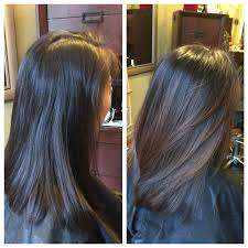 Subtle Balayage Highlights On Straight Hair Before And After Straight Hairstyles Bayalage On Straight Hair Balayage Hair