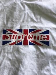 Supreme Union Jack Box Logo T Shirt Large Fashion Clothing Shoes Accessories Mensclothing Shirts Ebay Link Tshirt Logo Box Logo Union Jack