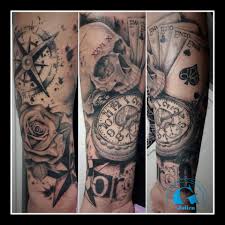 Tatouage Noir Et Gris Graphicaderme