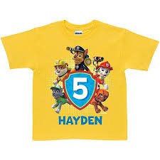 We did not find results for: Paw Patrol Personalized Paw Patrol Pawesome Birthday Yellow Boys T Shirt Walmart Com Walmart Com