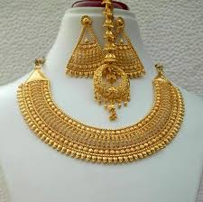 Just a little gilding goes a long way. 22k Gold Plated Indian 8 Long Necklace Earrings Indian Nice Party Sale B Ebay Gold Necklace Designs Gold Jewelry Fashion Gold Earrings Designs