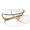 Tamlyn round top coffee table. 3
