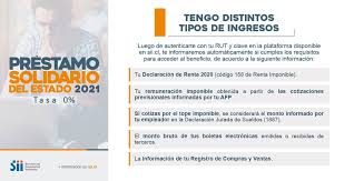 © proporcionado por adn radio préstamo solidario 2021: Servicio De Impuestos Internos Sii Chile Berichten Facebook