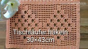 Maybe you would like to learn more about one of these? 120 Tischlaufer Hakeln Teil 1 Youtube