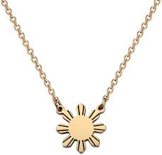 8 locally made jewelry brands. Amazon Com Myospark Philippines Sun Necklace Philippines Star Necklace Philippine Pride Necklace Philippines Jewelry Gift For Filipino Philippines Sun Necklac Clothing