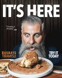IT'S HERE 😍 Our new RASHAYS Tiramisu has officially landed 🧡 Creamy,  dreamy, and way too tempting ☕ Come try it today! #tiramisu #SydneyEats  #trend #hospo #cheapeats #meme #marketing #hospitality #sydeats  #familyfavourites #