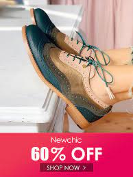 Women Brogue Colorblock Wingtip Details Comfy Non Slip Casual Lady Shoes Ladies Brogues Women Shoes Loafers Online