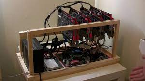 Today the cost of 1 xmr is Diy Build 6 X Gpu Wooden Mining Rig Frame Youtube