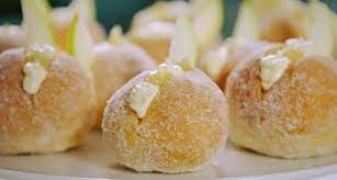 Juliet Sear Baked Doughnuts With A Apple Compote And Custard Filling Recipe On Beautiful Baking With Juliet Sear Filling Recipes Baked Doughnuts Recipes
