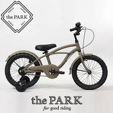 the park ザ パーク 16インチ ビーチクルーザー キッズ 子供 自転車バスケット 鍵ロック付き 子供 自転車 自転車 キッズ ビーチクルーザー
