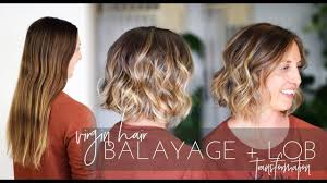 Balayage color balayage hair short hair cuts short hair styles one direction images latest hairstyles pastel colors makeup tips pixie. Balayage Technique On Virgin Hair With Long Bob Haircut Short Hair Transformation Youtube