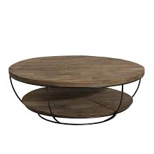 table basse ronde noire double plateau 100cm tinesixe table basse ronde table basse table basse teck