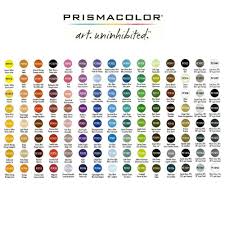 Prismacolor Pencils Color Chart Prismacolor Colored
