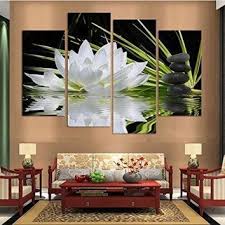 Black And White Lotus Flower Wall Art Captivating Enchanting And Beautiful Lotus Flower Wall Art Black Wall Art Trendy Wall Art White Wall Art