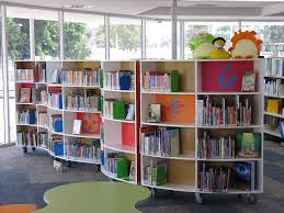 New Curved Shelves In Children S Library Coolbellup Library Library Decor Childrens Library Library Furniture