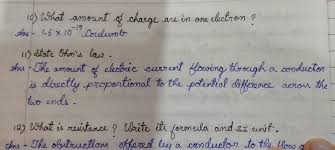 As of 2012, researchers have demonstrated that ohm's law works for silicon wires as small as four atoms wide and one atom high. State The Ohm S Law Also Draw The Graph Between Potential Difference V And Electrical Current I Brainly In
