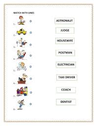 Activity For The Second Theoretical Basis About Professions Join The Name Of The Job Wi Worksheets Learn English Vocabulary English As A Second Language Esl