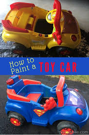 How To Paint A Ride On Car Kids Ride On Toys Diy Kids Toys Toy Cars For Kids