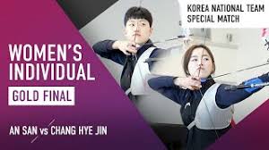 Olympic gold medalist an san trolled for short hair. An San Vs Chang Hey Jin Recurve Women Gold Final 2021 Special Match 1st Youtube