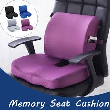 Shop for office chair seat pad online at target. Premium Memory Foam Seat Cushion Lumbar Back Support Orthoped Home Car Office Chair Seat Pad Mat Pain Stress Relief Walmart Com Walmart Com