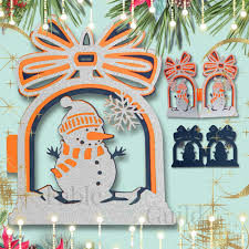 Download Amazing 3d Christmas Snowman Svg Card Fable Guild