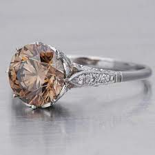Pin By Suzy Weddings On Brown Chocolate Lovers Wedding Inspiration Champagne Diamonds Engagement Favorite Engagement Rings Brown Diamond Engagement Ring