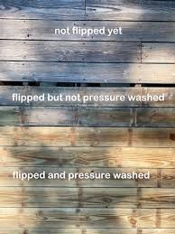 If deck paint is holding, no need to strip old paint. Redoing Our Deck By Flipping The Boards