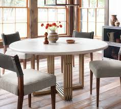 Shop our stylish pedestal dining tables exclusively from pottery barn®. Kilmer Round Pedestal Dining Table Pottery Barn