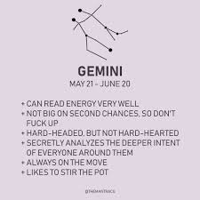 That gives us clues to their expressive, intelligent, outgoing. Geminiquotes Hashtag On Twitter