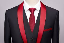 Black tuxedos are a classic and traditional look for black tie and other formal events. Designers 2019 Black Red Tuxedo Men S Suits Formal Grooms Wedding Prom Blazer Mens 3 Piece Korean Business Suit Slim Fit Suits Aliexpress